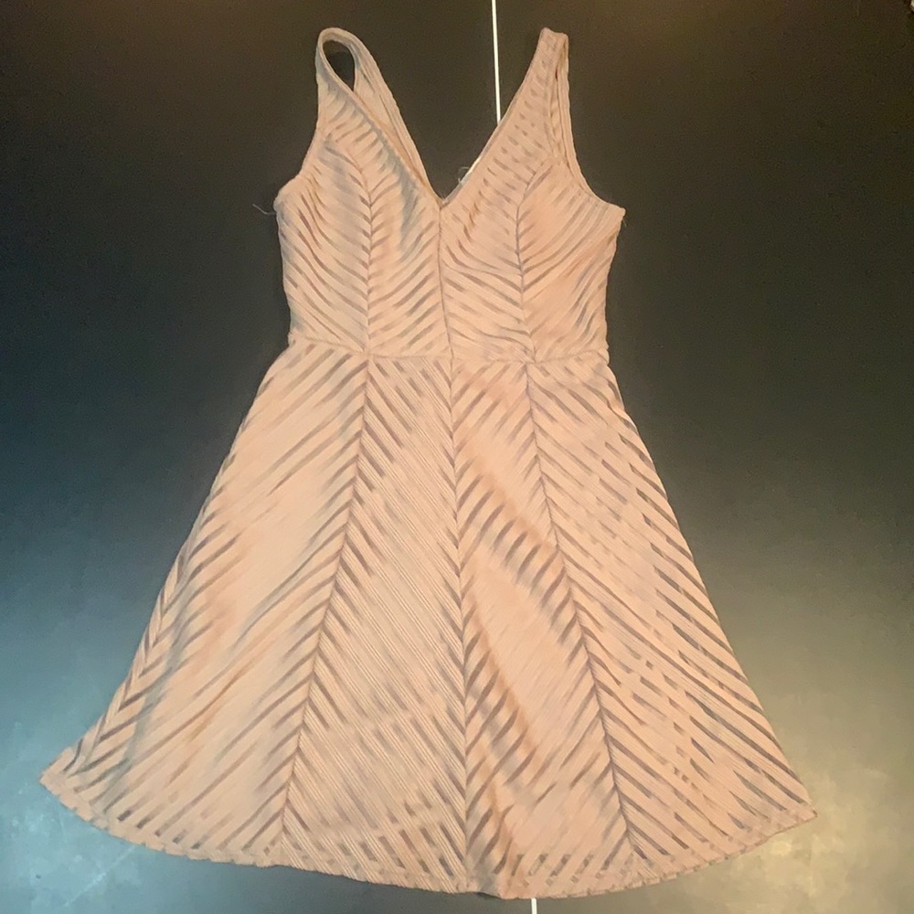 Rose Gold Mini Dress